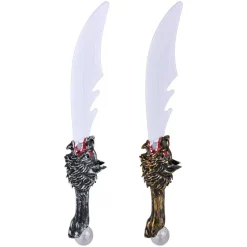Light Up Wolf Saber Sword Assorted 25.5" (EACH)