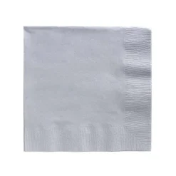 Lunch Napkins - Silver (40 PACK)