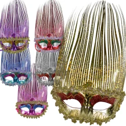 Mardi Gras Mask - Spikes Assorted (EACH)