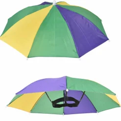 Mardi Gras Umbrella Hat 20" (EACH)