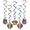 Mardi Gras Whirl Assortment 40" (5 PACK)