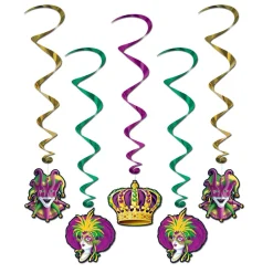 Mardi Gras Whirl Assortment 40" (5 PACK)