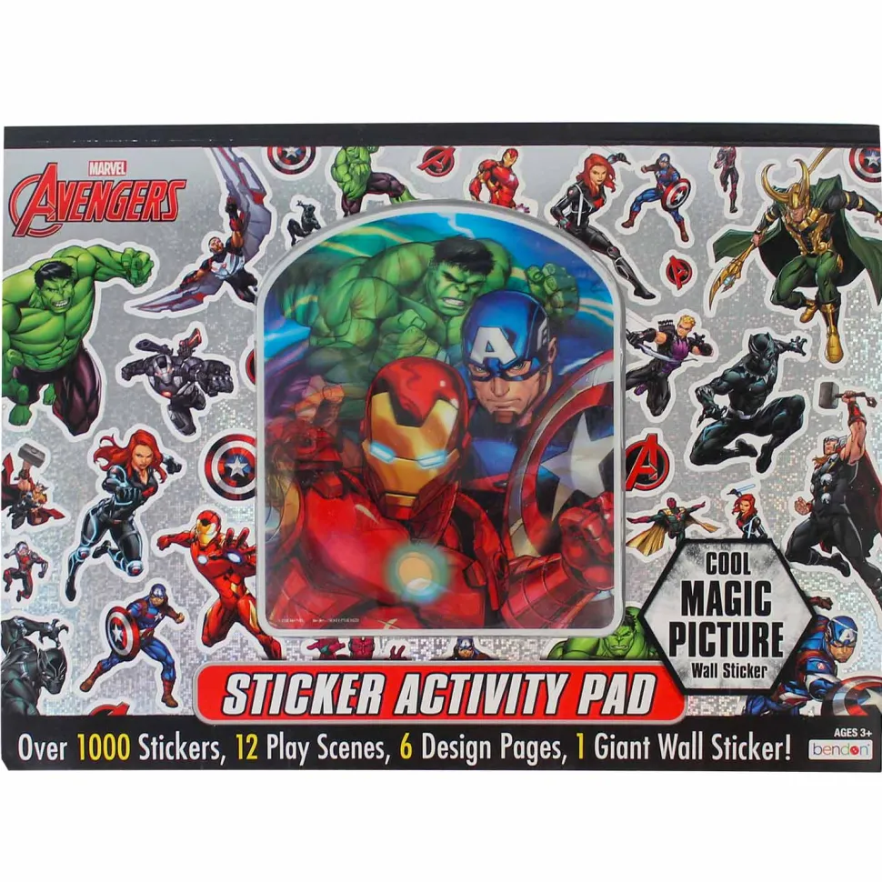Marvel Avengers Sticker Activity Pad 10" x 14" (EACH)