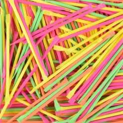 Mini Neon Lasers Powder Candy Straws (240 PACK)