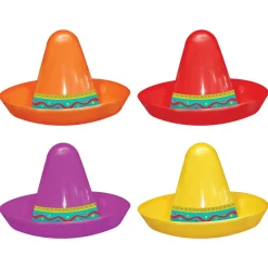 Mini Sombrero Assortment 2 1/2" (8 PACK)