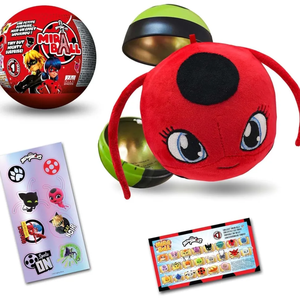 Miraculous MiraBall Mystery Expandable Maxi Plush 4" (EACH)