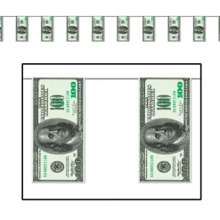 Money Pennant Banner 12' (EACH)