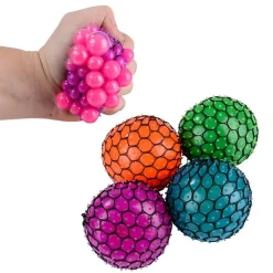 Neon Mesh Squeeze Ball Assortment 3" (DZ)