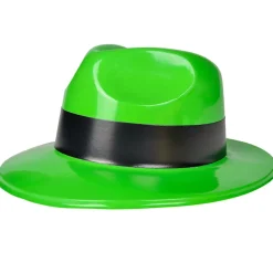 Neon Plastic Fedora Assortment (DZ)