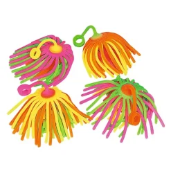 Neon Stretchy Jellyfish Yo-Yo Ball Assortment 3" (DZ)
