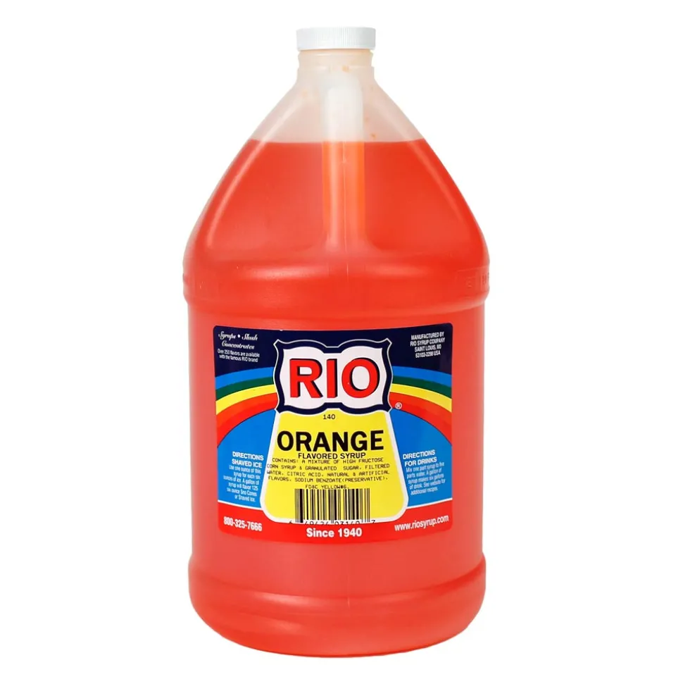 Orange Snow Cone Syrup - Gallon (EACH)