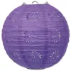 Paper Lace Lantern Purple 8" (3 PACK)