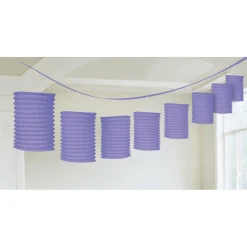 Paper Lantern Garland Purple 12' (EACH)