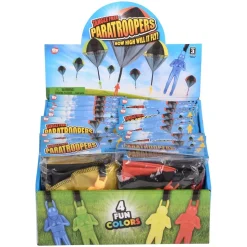 Paratrooper Figurine Assortment 4" (24 PACK)
