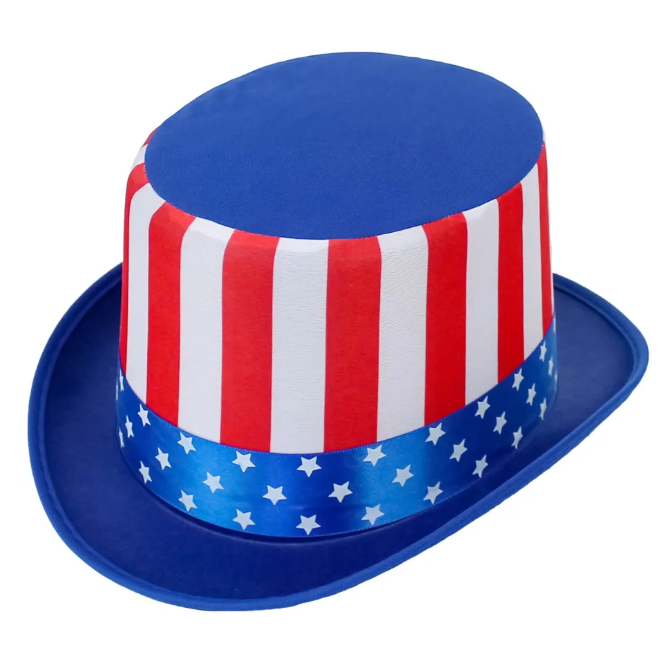Patriotic American Flag Top Hat (EACH)