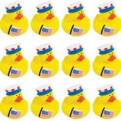 Patriotic Rubber Duckies 2" (DZ)