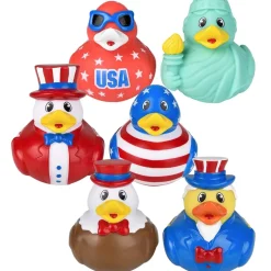 Patriotic Rubber Ducky Assortment 2" (100 PACK)
