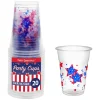 Patriotic Stars Plastic Cups 16 oz (20 PACK)
