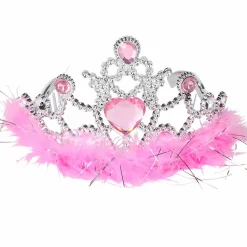 Plastic Feather Tiara Assortment 4.5" (DZ)