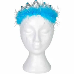 Plastic Feather Tiara Assortment 4.5