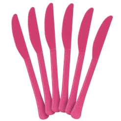 Plastic Knives - Bright Pink (20 PACK)