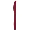 Plastic Knives - Burgundy (24 PACK)