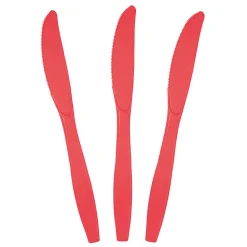 Plastic Knives - Coral (24 PACK)