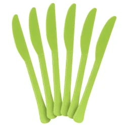 Plastic Knives - Kiwi (20 PACK)