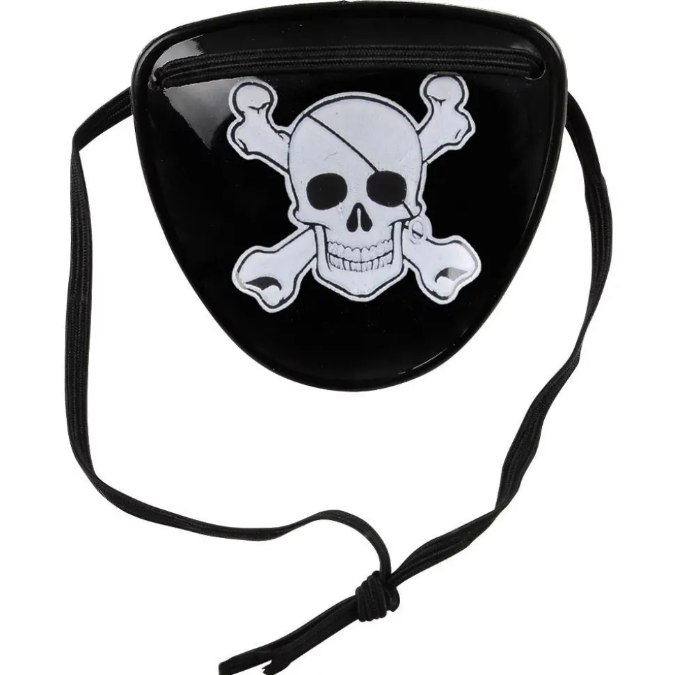 Plastic Pirate Eye Patches 3" (DZ)