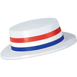 Plastic Skimmer Hat With Band (EACH)