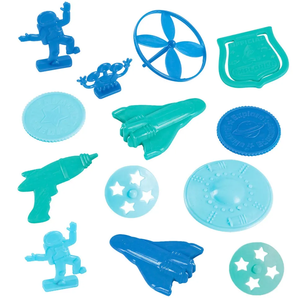 Plastic Space Toy Assortment 2" (100 PACK)