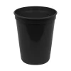 Plastic Stadium Cups - Black 16 oz (25 PACK)