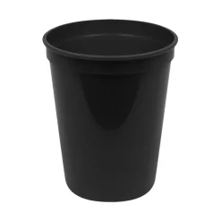 Plastic Stadium Cups - Black 16 oz (25 PACK)
