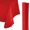 Plastic Table Cover Roll - Red 40" x 100' (EACH)