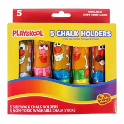 Playskool Chalk Holders With Chalk 5 Count (EACH)
