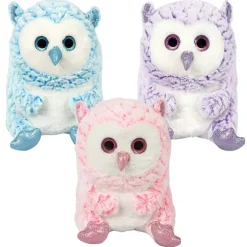 Plush Belly Buddy Owl Assorted 10" (EACH)