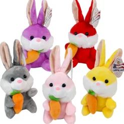 Plush Bunny With Carrot Assortment 6