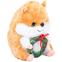 Plush Christmas Hamster Assorted 13" (EACH)