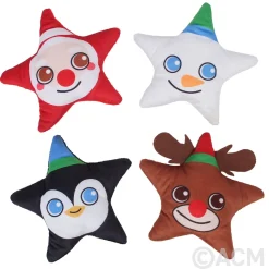 Plush Christmas Star Assortment 6" (DZ)
