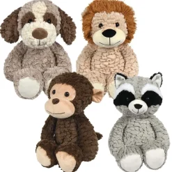 Plush Cross Cut Animal Assorted 18" (EACH)