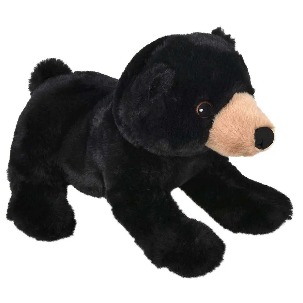 Plush Eco Pounce Pal Black Bear 8" (EACH)