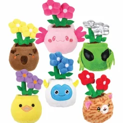 Plush Flower Animal Assorted 10" (EACH)