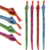 Plush Foil Snake Assortment 15.5" (24 PACK)