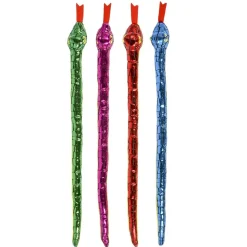 Plush Foil Snake Assortment 15.5" (24 PACK)