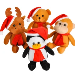 Plush Holiday Animal Assorted 10" (EACH)