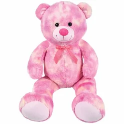 Plush Pink Tie Dye Bear 36" (EACH)