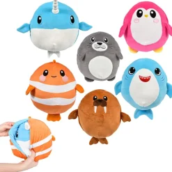 Plush Reverse-Eez Eggamals Sea Life Assorted 8.5" (EACH)