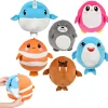 Plush Reverse-Eez Eggamals Sea Life Assorted 8.5" (EACH)