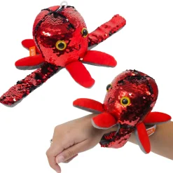 Plush Sequin Octopus Hugger 4" (EACH)