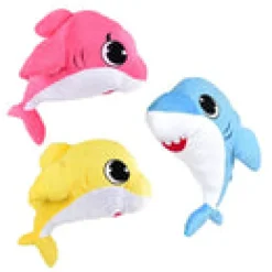 Plush Shark Pup Standing Assorted 26